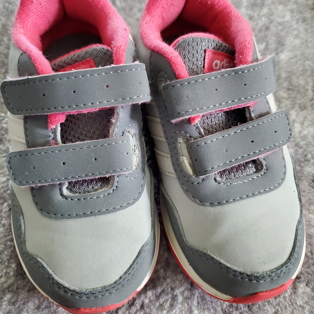 Toddler Girl Adidas Shoes Sneakers Sz 6